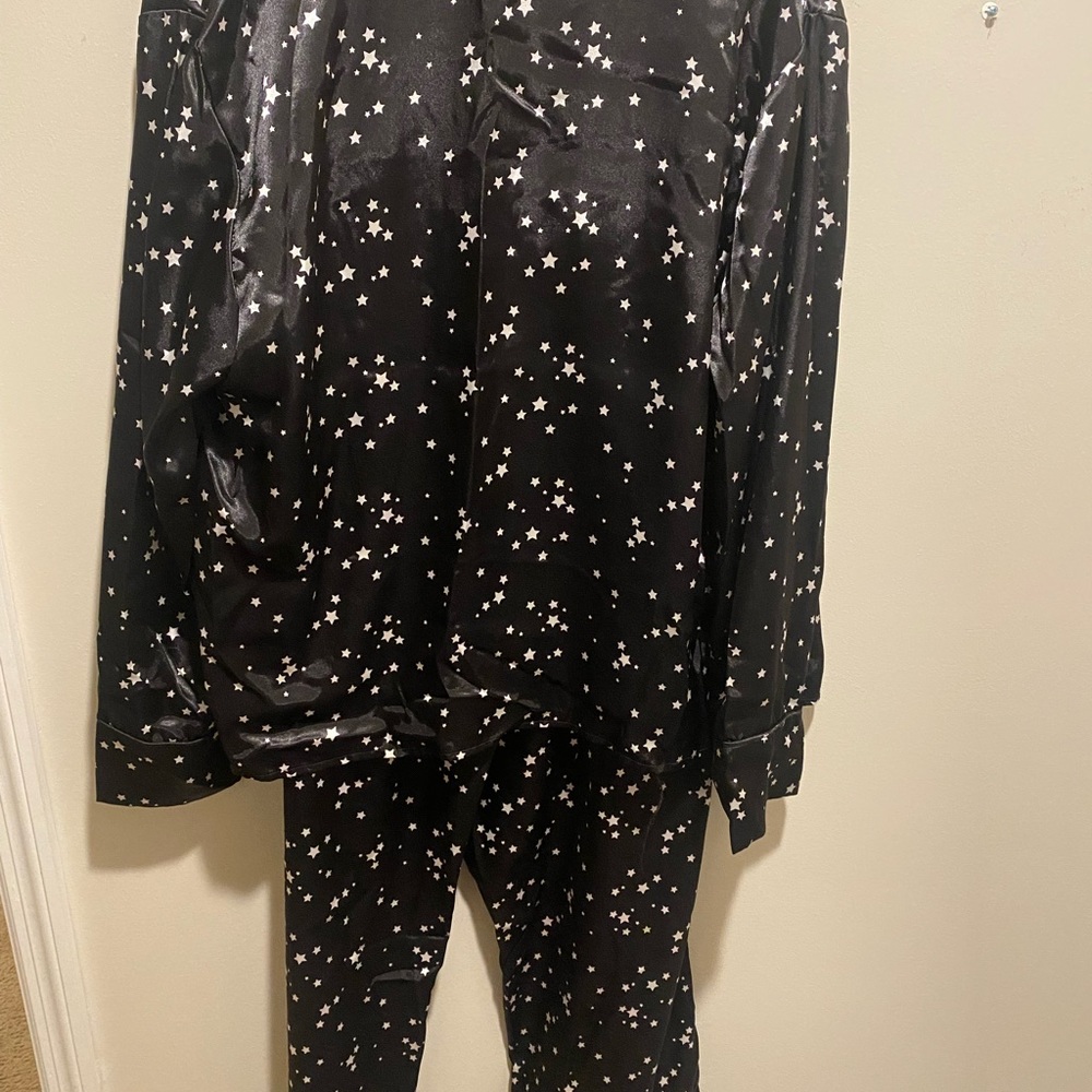 Polyester Star-Pattern pajama set - Picture 3 of 5